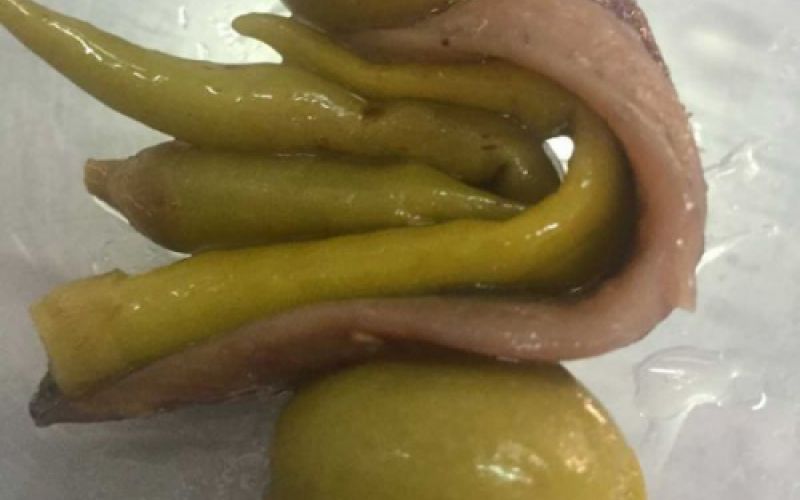 Gildas artesanas con anchoas